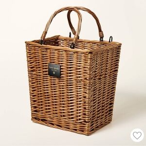 Kate Spade Adult woven Bicycle Basket Kate Spade New York x Target Red